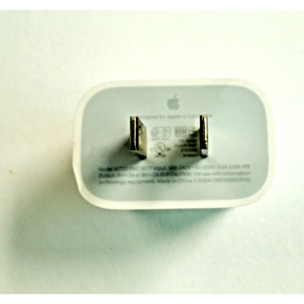 Apple 20W USB-C Compact Power Adapter Fast Charging, Type C (Cable Not Included)
